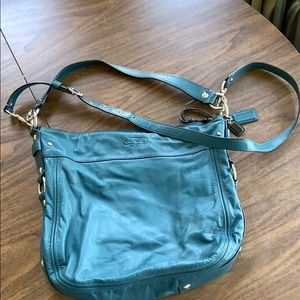 RESERVED Coach full leather crossbody hobo style